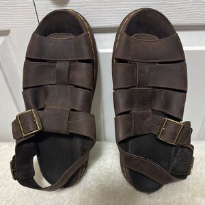 Dr. Marten’s Unisex Flash Brown Leather Fishermans Sandals 
Unisex M10/W11